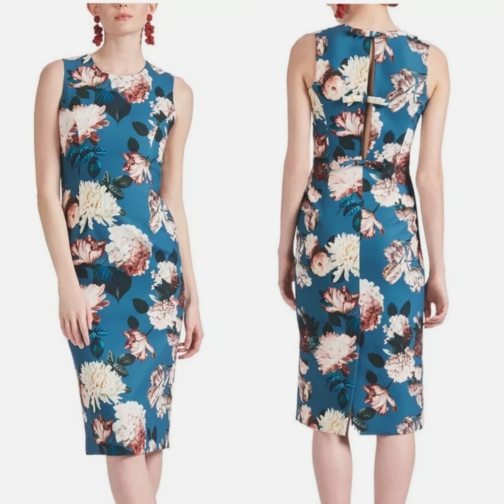 NWT Sachin & Babi | Anna Teal Floral Dress